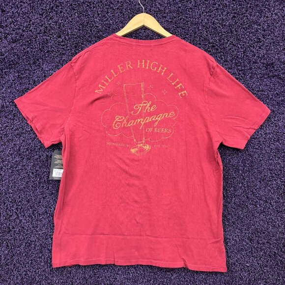 Miller High Life The Champagne of Beers Logo T-Shirt Size Extra Large - Picture 1 of 4
